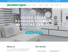 Tablet Screenshot of kurniateknik.com